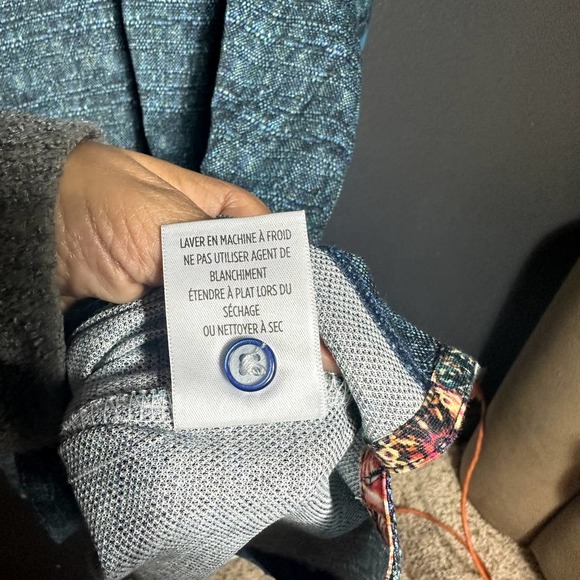 Robert Graham Men's Blue/Multi Classic Fit Short Sleeve Golf Polo Shirt Size 2XL - Picture 7 of 9